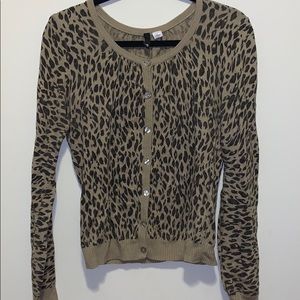 Cheetah print sweater